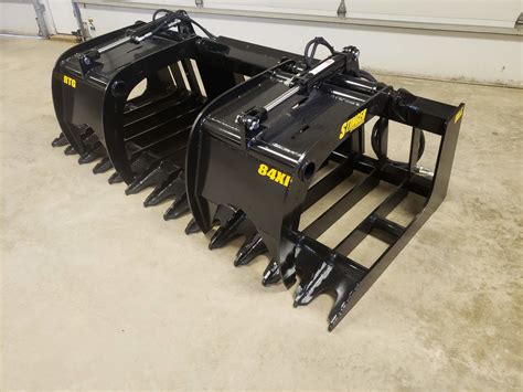 skid steer grapple attachments|heavy duty skid steer grapple.